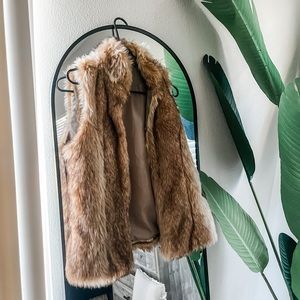 Fur leather Vest